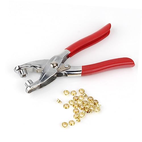 jojofuny Lochzange mit Ösen Strapazierfähige Metallkonstruktion Ergonomischer Soft Griff für Leder und Gurtlocharbeiten Werkzeugset jojofuny Lochzange mit Ösen Strapazierfähige Metallkonstruktion Ergonomischer Soft Griff für Leder und Gurtlocharbeiten Werkzeugset von jojofuny