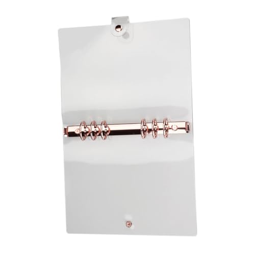 jojofuny Lose Binder mit Ringen PVC Schutzhülle für Notizblock Transparente Binderabdeckung Praktische und Langlebige Buchhülle für Studium von jojofuny