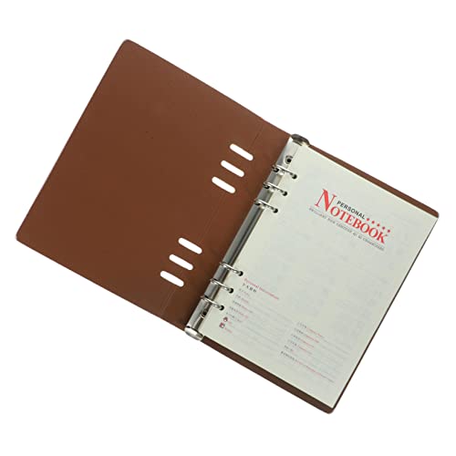 jojofuny Loseblatt-notizbuch Notizbücher Notizbilder Tragbares Notizbuch Binder Notebook Zeitplan-notizblock Hefter Mit Losen Blättern Notizbuch Zu Machen Buchbinder Rosa Pu von jojofuny