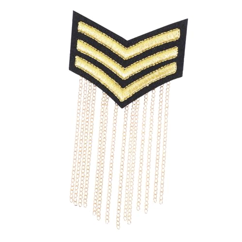 jojofuny Männer Schulterabzeichen Quaste Schultermarke Fransen Epaulette für Kostüme Hochwertige Stoffstickerei Eisenmaterial für Halloween und jojofuny Männer Schulterabzeichen Quaste Schultermarke Fransen Epaulette für Kostüme Hochwertige Stoffstickerei Eisenmaterial für Halloween und von jojofuny