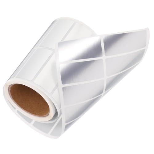 jojofuny Matte Silberne Selbstklebende Etiketten Bedruckbare Versandaufkleber mit Matter Oberfläche und Abgerundeten Ecken Wasserabweisend Klarer Barcode Druck zum Beschriften und jojofuny Matte Silberne Selbstklebende Etiketten Bedruckbare Versandaufkleber mit Matter Oberfläche und Abgerundeten Ecken Wasserabweisend Klarer Barcode Druck zum Beschriften und von jojofuny