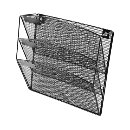 jojofuny Mehrschichtiger Wand Organizer Dokumentenhalter Wandmontage Folder Holder Wandregal für Büro Zuhause Schreibtisch Seitenaufbewahrung Zeitschriftenhalter Schwarz jojofuny Mehrschichtiger Wand Organizer Dokumentenhalter Wandmontage Folder Holder Wandregal für Büro Zuhause Schreibtisch Seitenaufbewahrung Zeitschriftenhalter Schwarz von jojofuny