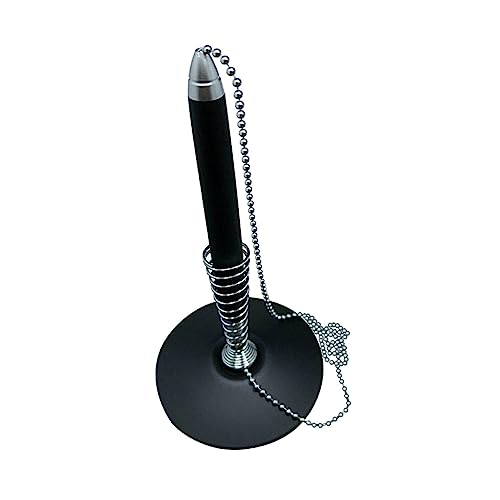 jojofuny Metall Kugelschreiber mit Rundem Standfuß Ergonomisch Geformt für Flüssiges Schreiben Stabile Ausführung ohne Schrauben für Büro Schule und Empfangsbereiche Schwarzer jojofuny Metall Kugelschreiber mit Rundem Standfuß Ergonomisch Geformt für Flüssiges Schreiben Stabile Ausführung ohne Schrauben für Büro Schule und Empfangsbereiche Schwarzer von jojofuny