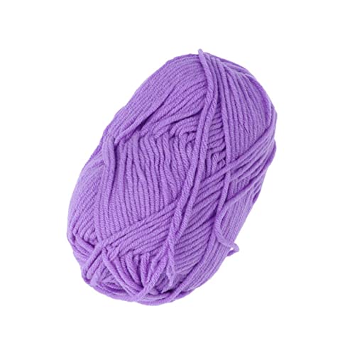 jojofuny Milch Baumwollgarn Chunky Handstrickgarn für Häkeln und Stricken Warmes Garn für Mützen Schals und DIY Projekte Helllila jojofuny Milch Baumwollgarn Chunky Handstrickgarn für Häkeln und Stricken Warmes Garn für Mützen Schals und DIY Projekte Helllila von jojofuny