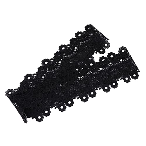jojofuny Milchfaser Spitzenband Schwarz Wasserlösliche Stickerei für Handwerk Verzierungen für Hochzeitskleider Dessous und Diy Projekte jojofuny Milchfaser Spitzenband Schwarz Wasserlösliche Stickerei für Handwerk Verzierungen für Hochzeitskleider Dessous und Diy Projekte von jojofuny