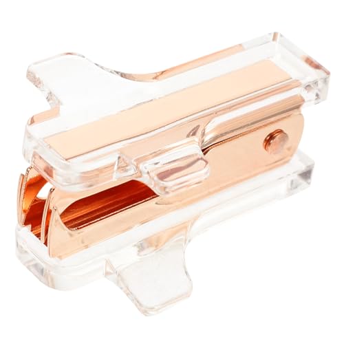 jojofuny Mini Heftklammerentferner Ergonomisches Design Tragbarer Klammerentferner für Büro und Zuhause Multifunktionales Grundnahrungsmittelentferner Werkzeug Roségold von jojofuny