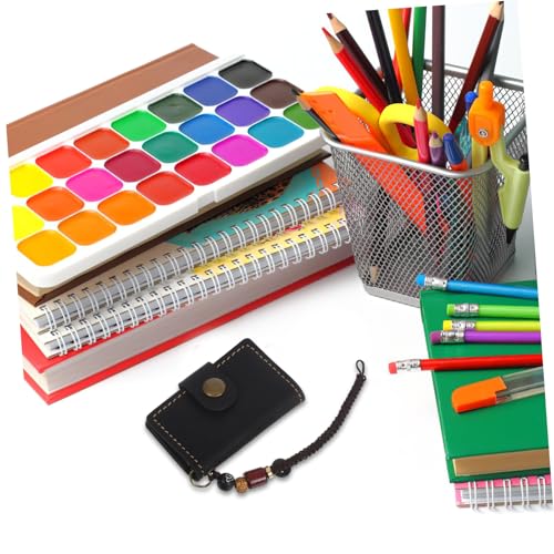 jojofuny Mini Notizbuch mit Schlüsselanhänger und Handyhülle Kleines Tagebuch für Schule Büro Tragbares Notizheft mit Glattem Papier Reisejournal für Kreatives Schreiben und Notizen von jojofuny
