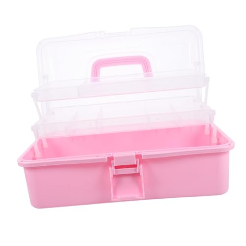 jojofuny Multifunktionale Aufbewahrungsbox Dreilagige Kunststoff Organizerbox für Malwerkzeuge Transparent Tragbar mit Griff Handwerk und Tägliche Nutzung jojofuny Multifunktionale Aufbewahrungsbox Dreilagige Kunststoff Organizerbox für Malwerkzeuge Transparent Tragbar mit Griff Handwerk und Tägliche Nutzung von jojofuny