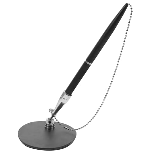 jojofuny Multifunktionaler Signierstift mit Kette Schnelltrocknender Kugelschreiber für Hotel Büro und Eleganter Vertikaler Tisch Stift Robust und Rutschfest Schwarze Tinte Praktische jojofuny Multifunktionaler Signierstift mit Kette Schnelltrocknender Kugelschreiber für Hotel Büro und Eleganter Vertikaler Tisch Stift Robust und Rutschfest Schwarze Tinte Praktische von jojofuny