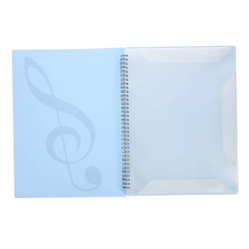 jojofuny Musiknotizen Ordner mit und Fächern Tragbarer Musikdatei Organizer Silber mit Blauen Noten für Musiker Lehrer und Studenten jojofuny Musiknotizen Ordner mit und Fächern Tragbarer Musikdatei Organizer Silber mit Blauen Noten für Musiker Lehrer und Studenten von jojofuny