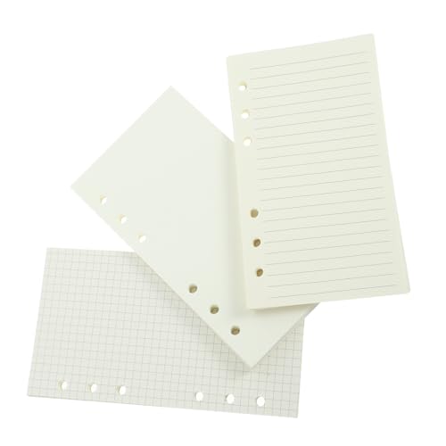 jojofuny Nachfüllpapier für Notizbuch mit Blanko Liniert und Kariert Vielseitige Lose Einlagen für Ringbücher Planer Tagebuch Studenten und Büro Glattes Strapazierfähiges Schreibpapier jojofuny Nachfüllpapier für Notizbuch mit Blanko Liniert und Kariert Vielseitige Lose Einlagen für Ringbücher Planer Tagebuch Studenten und Büro Glattes Strapazierfähiges Schreibpapier von jojofuny