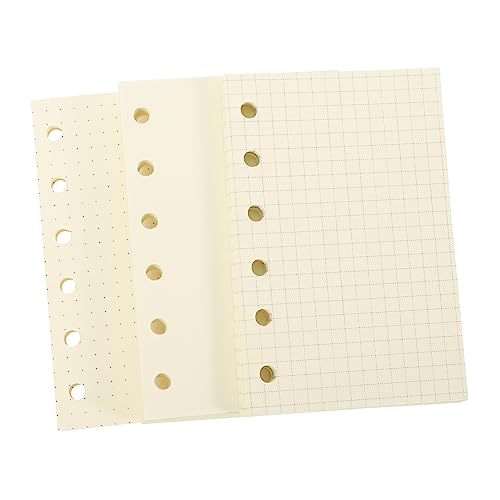 jojofuny Nachfüllpapier für Ringbücher Kariert Blanko und Loseblatt Notizbuchpapier für Planung Notizen und Journaling von jojofuny