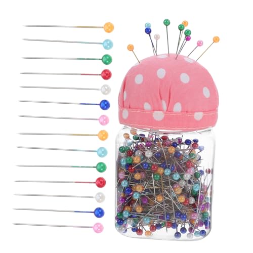jojofuny Nähnadeln mit Bunten Perlenköpfen Stecknadeln für Präzises Positionieren Quilten Stickerei Schneiderbedarf DIY Handarbeitszubehör für Stoffe und Textilien jojofuny Nähnadeln mit Bunten Perlenköpfen Stecknadeln für Präzises Positionieren Quilten Stickerei Schneiderbedarf DIY Handarbeitszubehör für Stoffe und Textilien von jojofuny