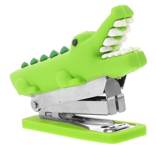 jojofuny Niedlicher Mini Heftgerät Krokodil Design Handlicher Leichter Bürohefter Edelstahl für Schule Home Office Praktischer Organizer mit Stabiler Klammerfunktion jojofuny Niedlicher Mini Heftgerät Krokodil Design Handlicher Leichter Bürohefter Edelstahl für Schule Home Office Praktischer Organizer mit Stabiler Klammerfunktion von jojofuny
