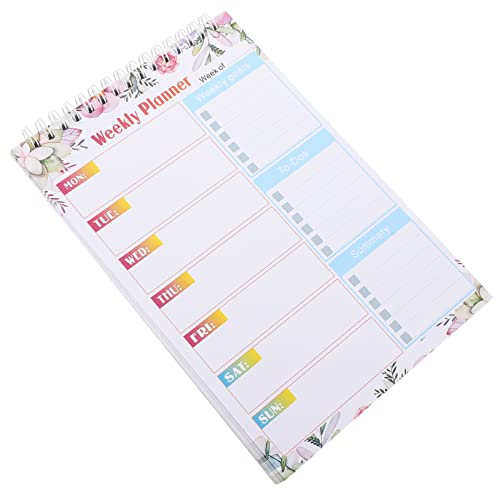 jojofuny Notizblock Dinge Zu Tun, Um Notepad Zu Tun Spiral- Notizbuch Hochzeit Notizen Täglich Planer Seitenreiter Einkaufsliste Für Lebensmittel Seitenmarkierungen Für Schüler Papier von jojofuny