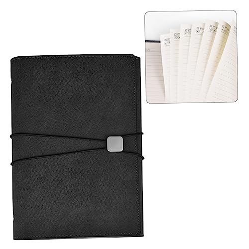 jojofuny Notizbuch mit Band Gefaltetes Notizbuch im Business Stil mit Fächern für Kleine Gegenstände für Skizzen Notizen und jojofuny Notizbuch mit Band Gefaltetes Notizbuch im Business Stil mit Fächern für Kleine Gegenstände für Skizzen Notizen und von jojofuny