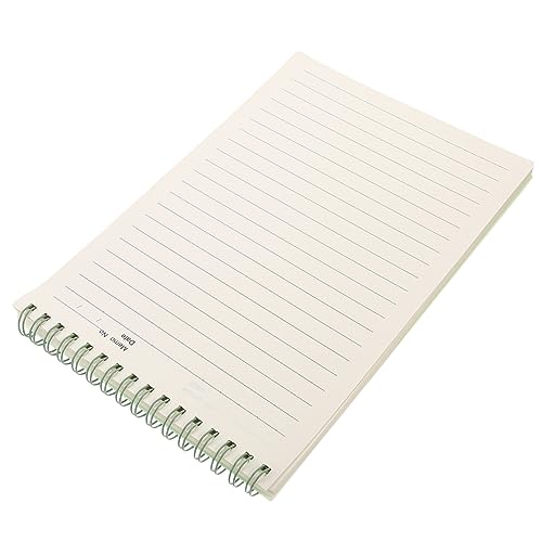 jojofuny Notizbuch regiert Hefte für die Schule gefüttert schmucklos Tagebuch-Notizbücher verdicken Journaling Notebook Notizbilder Notizen Notebook Beachten Sie Pads Papier Hellgrün von jojofuny