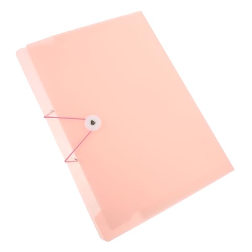 jojofuny Ordner mit mehreren Ebenen Unterlagen Büroordner Papier dokumentieren Akkordeon falten büromappe office organizer aktenordner Speicherdateiordner Dateiordner-Organizer Plastik Rosa von jojofuny