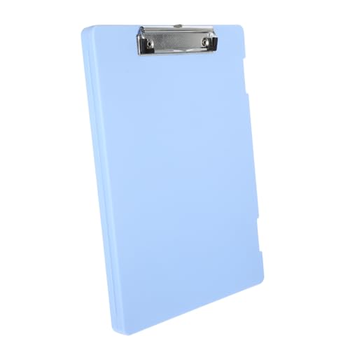 jojofuny Ordnerpad Dateiordner-Zwischenablage Office-Dokumentenclip Schreibunterlage Dateiordner der Zwischenablage Konferenz-Schreibtafel tragbares Klemmbrett pp Sky-blue von jojofuny