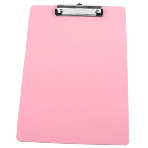 jojofuny Ordnerpad praktisches Akten-Klemmbrett Dateiordner tragbares Klemmbrett Dokumentorganisator Büroschreib-Zwischenablage Schreibunterstützungstafel Metall Rosa von jojofuny