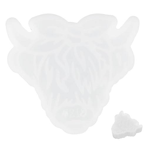 jojofuny Ox Head Shape Silikonform für Kerzenherstellung Diy Gießform für Duftkerzen Untersetzer und Seifen Leicht Sicher und Einfach zu Handhaben von jojofuny