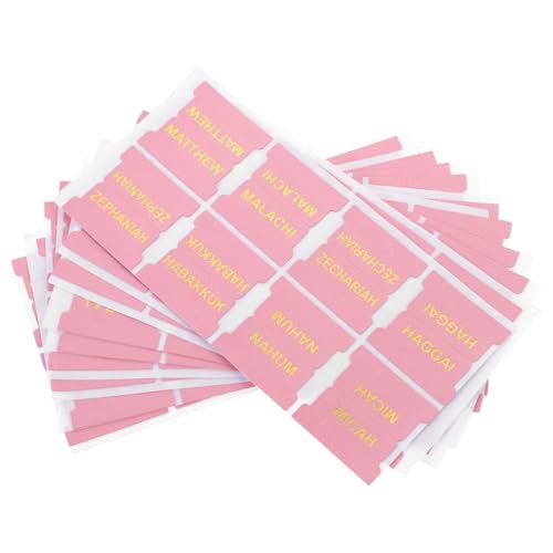 jojofuny PU Bibelindex Tabs Teilig Langlebige PU Leder Lesezeichen Selbstklebende Glatte Indexseitenmarker für Bibelstudium Schüler und Lehrer Verschleißfest Dekorativ Vielseitig jojofuny PU Bibelindex Tabs Teilig Langlebige PU Leder Lesezeichen Selbstklebende Glatte Indexseitenmarker für Bibelstudium Schüler und Lehrer Verschleißfest Dekorativ Vielseitig von jojofuny