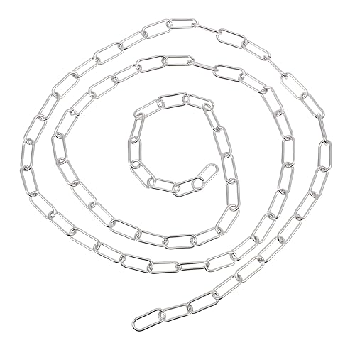 jojofuny Papierclip Kette Halskette Schmuck Zubehör für DIY Langlebig Vielseitig Einsetzbar Halskette Armband oder Dekoration nicht Verblassend Projekte jojofuny Papierclip Kette Halskette Schmuck Zubehör für DIY Langlebig Vielseitig Einsetzbar Halskette Armband oder Dekoration nicht Verblassend Projekte von jojofuny