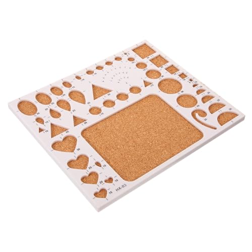 jojofuny Papiervorlage Bretter Quilling-Kits Anfänger Planke Quilling Board mit groß Bastelstift aus Papier mit Schlitz Quilling-Papier Quilling-Zubehör aus Papier Plastik von jojofuny