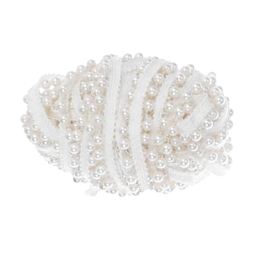 jojofuny Perlen Spitzenband Weiß Yards DIY Kleidung Zubehör Einreihige Perlenborte für Schmuck Kleid Kostüm Mützen Taschen Verzierung Geeignet für Umstandsmode jojofuny Perlen Spitzenband Weiß Yards DIY Kleidung Zubehör Einreihige Perlenborte für Schmuck Kleid Kostüm Mützen Taschen Verzierung Geeignet für Umstandsmode von jojofuny
