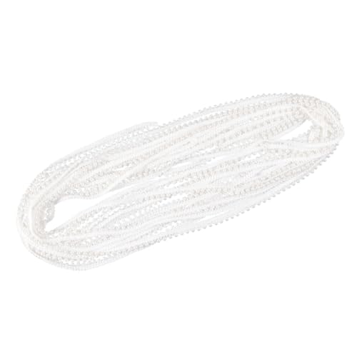jojofuny Perlen Spitzenband Weiß Yards DIY Schmuck Stoffborte zum Aufnähen für Kleidung Kleider Hüte Verzierung Zubehör jojofuny Perlen Spitzenband Weiß Yards DIY Schmuck Stoffborte zum Aufnähen für Kleidung Kleider Hüte Verzierung Zubehör von jojofuny