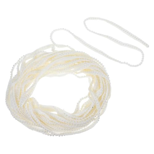 jojofuny Perlenbesetzter Spitzenfransenbesatz Breit Beaded Fringe Trim für DIY Hochzeitsdeko Lampenschirm Kostüm Handgefertigte Applikation Vielseitig für Kleidung und Accessoires jojofuny Perlenbesetzter Spitzenfransenbesatz Breit Beaded Fringe Trim für DIY Hochzeitsdeko Lampenschirm Kostüm Handgefertigte Applikation Vielseitig für Kleidung und Accessoires von jojofuny