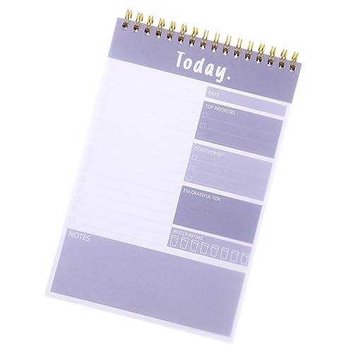 jojofuny Planer Notizblock Wochenplanbuch Abreißnotizbuch für To Do Listen für Schreibtischorganisation und Terminplanung Unbedrucktes Design mit Dicker Papierqualität von jojofuny