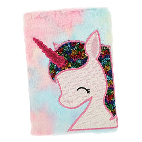 jojofuny Plüsch Notizbuch Einhorn Mädchen Kuscheliges Tagebuch mit Weichem Einband Tragbares Notizblock für Schule und Alltag Batik Design jojofuny Plüsch Notizbuch Einhorn Mädchen Kuscheliges Tagebuch mit Weichem Einband Tragbares Notizblock für Schule und Alltag Batik Design von jojofuny