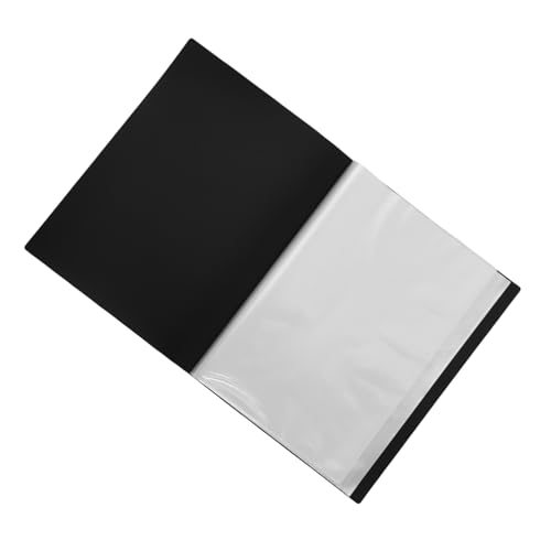jojofuny Portfolio Ordner mit Transparenten Kunststoffhüllen Robuster Dokumentenordner aus PP Material Leicht und Tragbar Klare Einstecktaschen für Schule und Büro Schwarzer jojofuny Portfolio Ordner mit Transparenten Kunststoffhüllen Robuster Dokumentenordner aus PP Material Leicht und Tragbar Klare Einstecktaschen für Schule und Büro Schwarzer von jojofuny