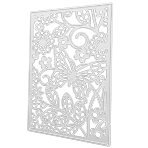 jojofuny Präge messer form Scrapbooking-Stanzformen Herstellung Prägeordner gestanzter Rand Schneiden Schimmel für Fotoalben handwerkliches Werkzeug Kohlenstoffstahl Silver von jojofuny