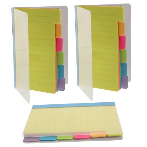 jojofuny Praktische Notizblöcke Farbige Memo Pads für Einkaufsliste und Planung für Büro Schule Zuhause Wiederverwendbar Leicht Abreißbar Hochwertiges von jojofuny