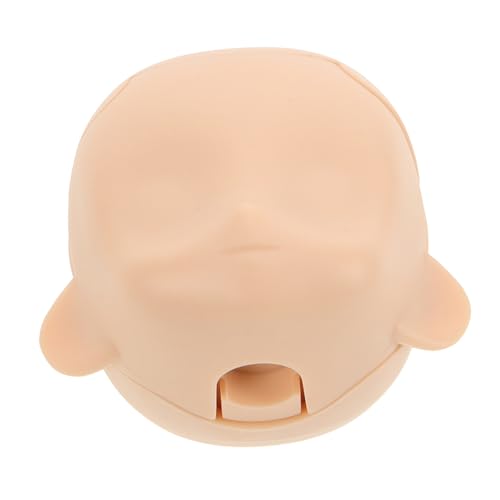 jojofuny Puppenkopf aus Kunstharz mit Machen Kinderspielzeug Spielzeuge DIY Gelenkpuppenkopf DIY liefert 3D-Puppenspielzeug Kleiner Puppenmodellkopf von jojofuny