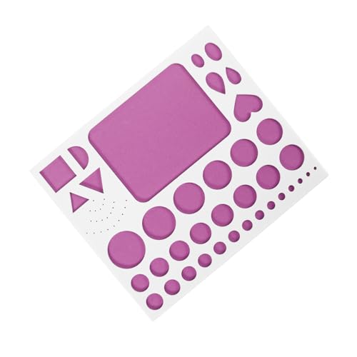 jojofuny Quilling-Werkzeuge aus Papier Vorlage für Papierbasteleien Werkzeug zum Rollen von Papierperlen Quilling-Kits für Anfänger Quilling-Stift Lila Rückwand Eva von jojofuny