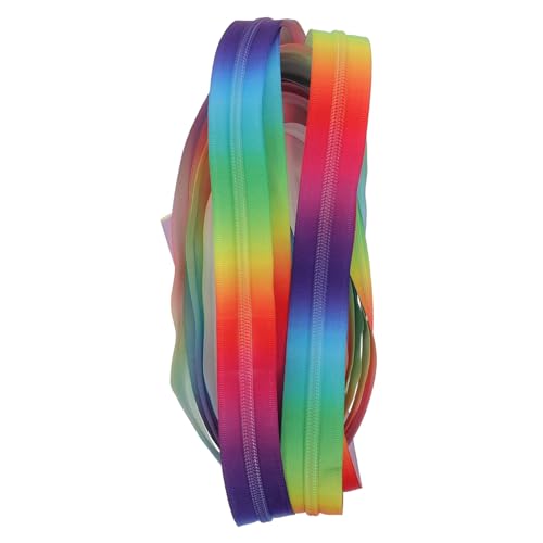 jojofuny Regenbogen Nylon Coil Reißverschluss Langer Bunter Spiralreißverschluss für Diy Nähprojekte für Kreative Accessoires und Bastelbedarf jojofuny Regenbogen Nylon Coil Reißverschluss Langer Bunter Spiralreißverschluss für Diy Nähprojekte für Kreative Accessoires und Bastelbedarf von jojofuny
