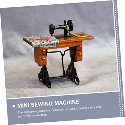 jojofuny Retro Puppenhaus Möbel Dekoration Stabiles Mini Nähmaschinen Zubehör Charmanter DIY Schmuck für Mikro Landschaften und Mini Hausgestaltung jojofuny Retro Puppenhaus Möbel Dekoration Stabiles Mini Nähmaschinen Zubehör Charmanter DIY Schmuck für Mikro Landschaften und Mini Hausgestaltung von jojofuny