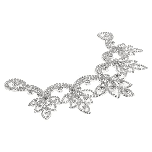 jojofuny Rhinestone Applikation Patch Glitzer Strass Aufbügeln für Hochzeitskleider Diy Kleidung Dekoration für Schuhe und Accessoires Langlebig und für Kreative Projekte jojofuny Rhinestone Applikation Patch Glitzer Strass Aufbügeln für Hochzeitskleider Diy Kleidung Dekoration für Schuhe und Accessoires Langlebig und für Kreative Projekte von jojofuny