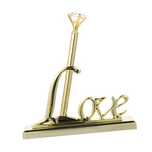 jojofuny Romantischer Hochzeit Kugelschreiber mit Funkelnden Kristallen Signierstift für Leichte Praktische Schreibfeder für Bankett und Party Dekoration jojofuny Romantischer Hochzeit Kugelschreiber mit Funkelnden Kristallen Signierstift für Leichte Praktische Schreibfeder für Bankett und Party Dekoration von jojofuny