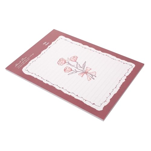 jojofuny Rosenmuster Notizbuch Leichtes Planungsheft für Studenten und Berufstätige Kreatives Tagebuch mit Handgezeichneten Floralen Designs Notieren und Organisieren von Ideen von jojofuny