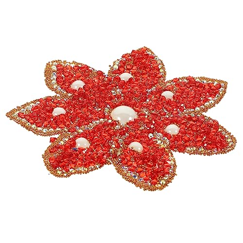 jojofuny Rotes Applique Patch Aufbügelbares Dekorationspatch Strapazierfähigem Material für Kleidung und DIY Projekte für Hochzeiten und Partys jojofuny Rotes Applique Patch Aufbügelbares Dekorationspatch Strapazierfähigem Material für Kleidung und DIY Projekte für Hochzeiten und Partys von jojofuny