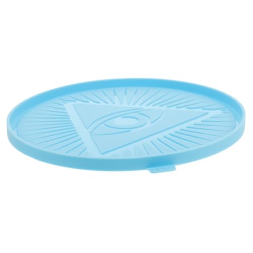 jojofuny Runde Silikonform für DIY Wanddekoration Epoxidharz Gießform mit Kreativem Muster und Langlebig für Bastelprojekte und Personalisierte Wandornamente von jojofuny