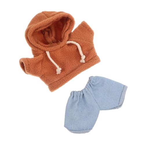 jojofuny Satz Puppenkleidungsset Stofftiermode Puppe Verkleiden Sich Kleidung Puppenkleidung Tragen Kleidung Für Puppen Spielzeugkleidung Zubehör Für Puppenkleidung Kurzer Plüsch von jojofuny