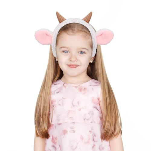 jojofuny Schafsohren-horn-stirnband für Kinder, Plüsch-cartoon-haar-accessoire für Halloween, Cosplay Und Festivals, Mehrfarbig, Bezaubernde Kostüm-requisite jojofuny Schafsohren-horn-stirnband für Kinder, Plüsch-cartoon-haar-accessoire für Halloween, Cosplay Und Festivals, Mehrfarbig, Bezaubernde Kostüm-requisite von jojofuny
