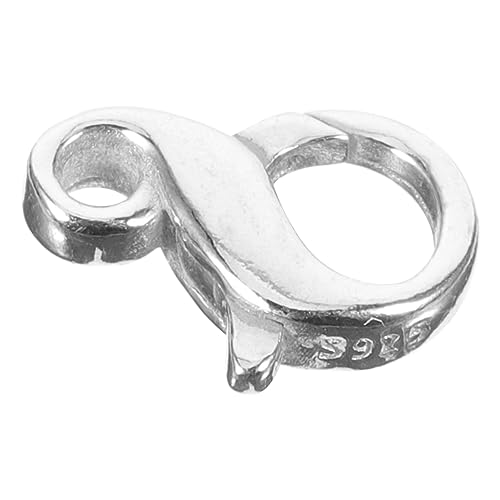 jojofuny Schmuckverschluss für DIY Armbänder und Silberne Verbindungselemente Einfach zu Verwenden Langlebig und Hautfreundlich für Schmuckprojekte von jojofuny
