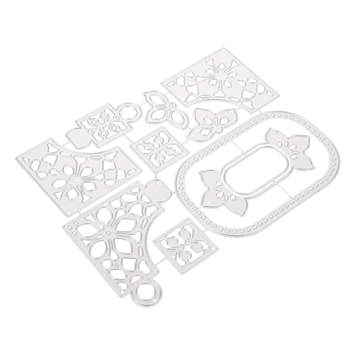 jojofuny Schneideform Metall Stanzen Basteln DIY Stanzschablone für Kartenherstellung Scrapbooking Albumdekoration Hochwertige Langlebige Stanzformen für Bastelprojekte von jojofuny
