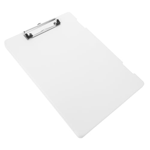jojofuny Schreiben von Support-Boards Dateiordner Office-Dokumentenclip Datei Ordner Zwischenablagen Büro-Klemmbrett Schreiben von Zwischenablage Dokumentclip Metall Weiß von jojofuny